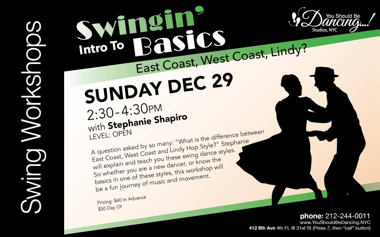 Intro to East Coast, West Coast & Lindy with Stephanie Shapiro