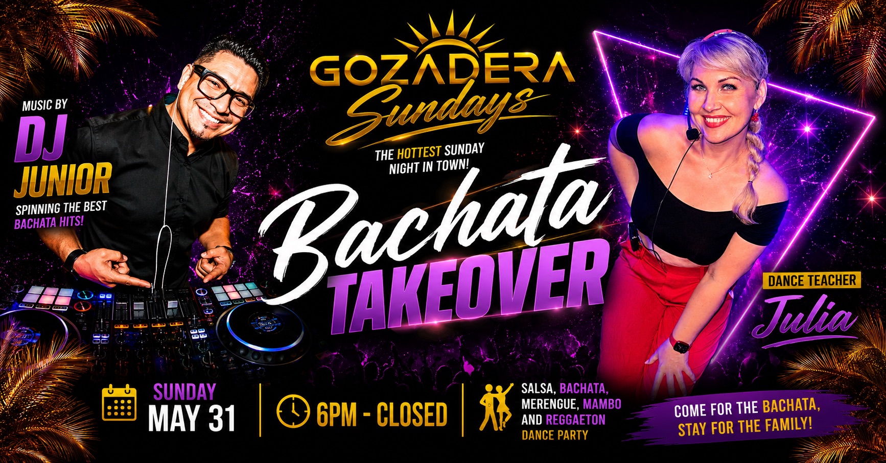 GOZADERA BACHATA TAKEOVER PARTY