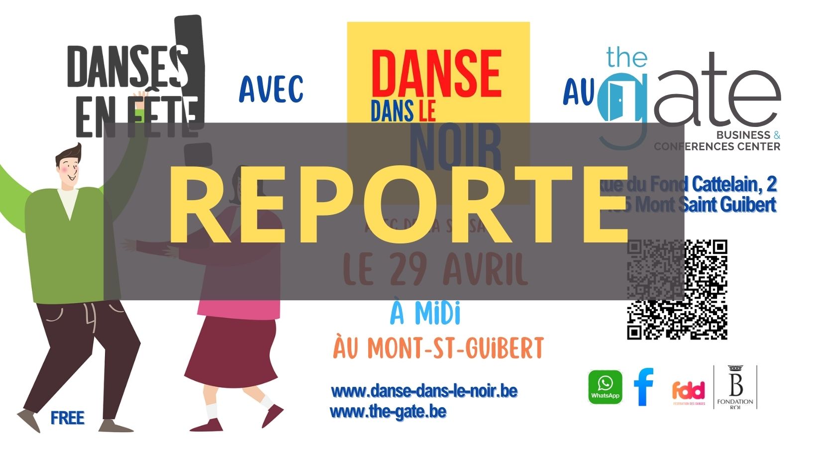 (reporté) Danse dans le NOIR le 29 avril pour la Journée de la Danse avec "Danse en Fête" à The Gate