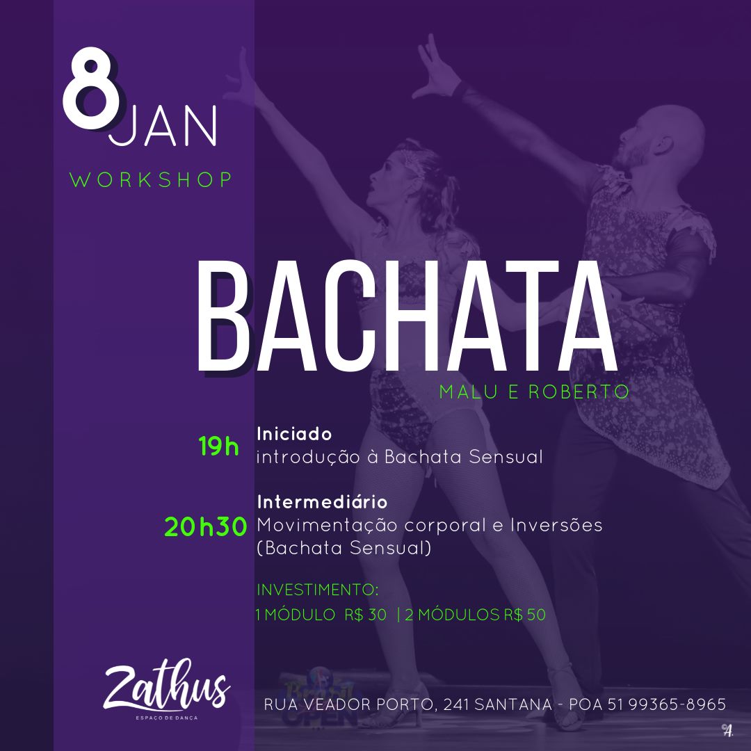 Workshop de Bachata - Malu e Roberto