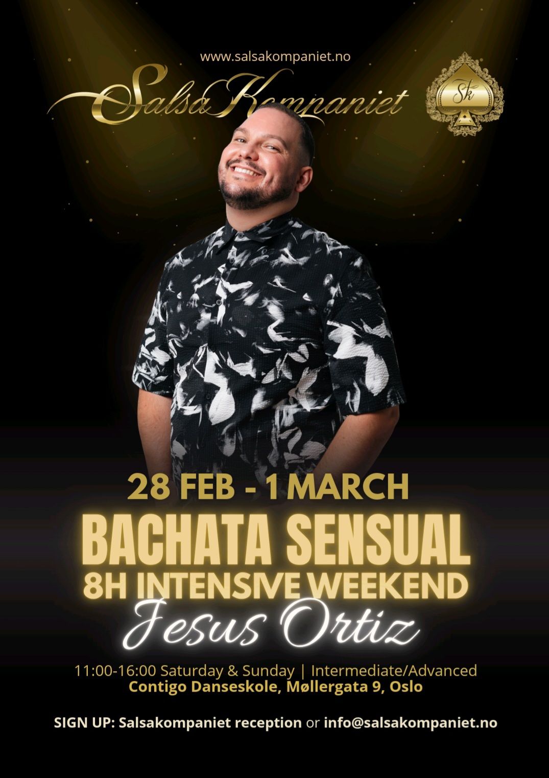 BACHATA SENSUAL TRAINING CAMP with Jesus Ortiz.