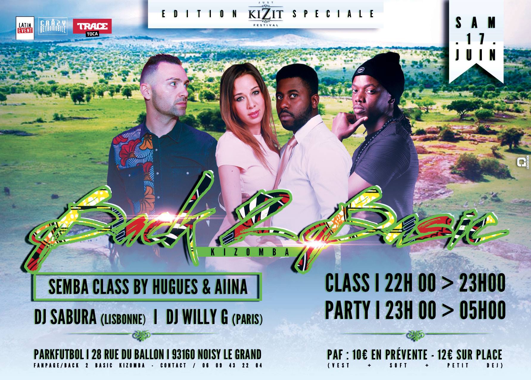 Samedi 17juin - Back 2 Basic Kizomba 12€ - Special JUST KIZ It