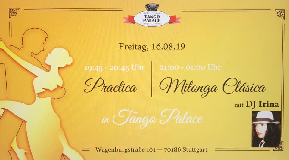 Practica und Milonga clasica in Tango Palace