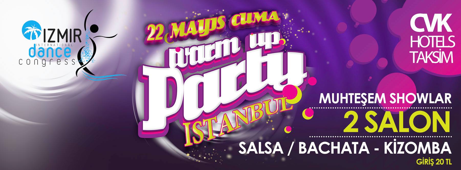 İSTANBUL CVK HOTEL TAKSİM'de İZMİR ULUSLARARASI DANS KONGRESİ TANITIM PARTİSİ