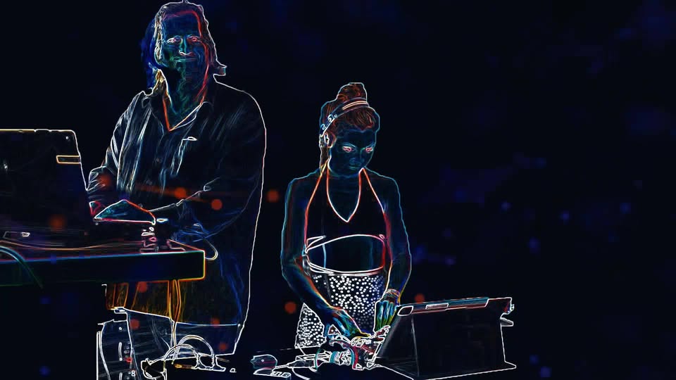 Neolonga Live. DJ Anna Neum, Vj Andreas Lange