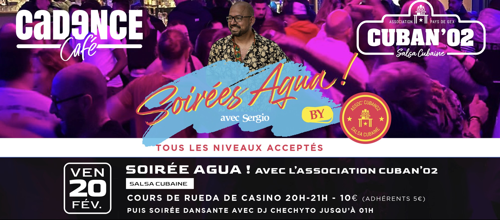Soirรฉe Agua ! avec l'assoc' Cuban'O2