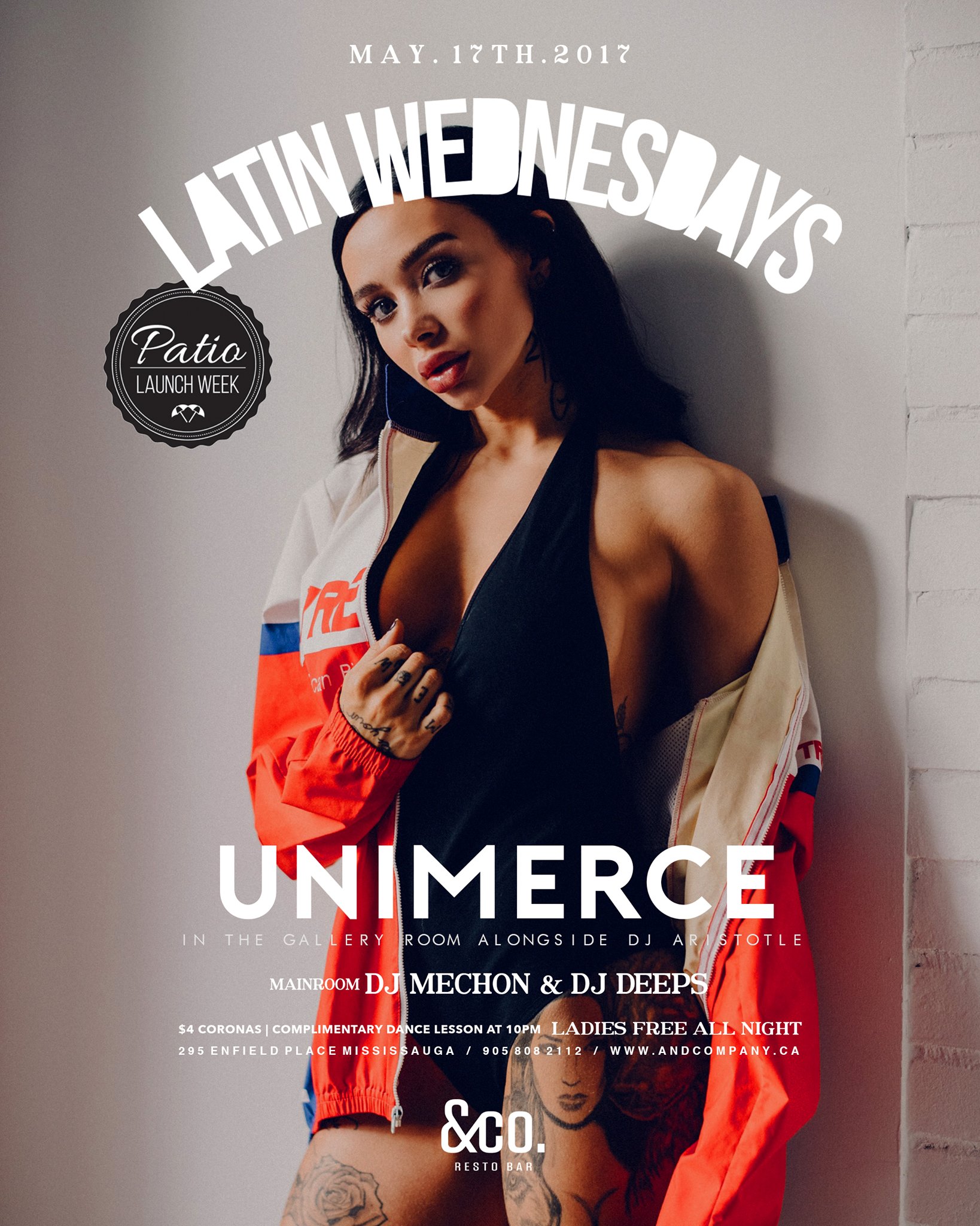 Latin Wednesdays - DJ Unimerce - Patio Launch Week
