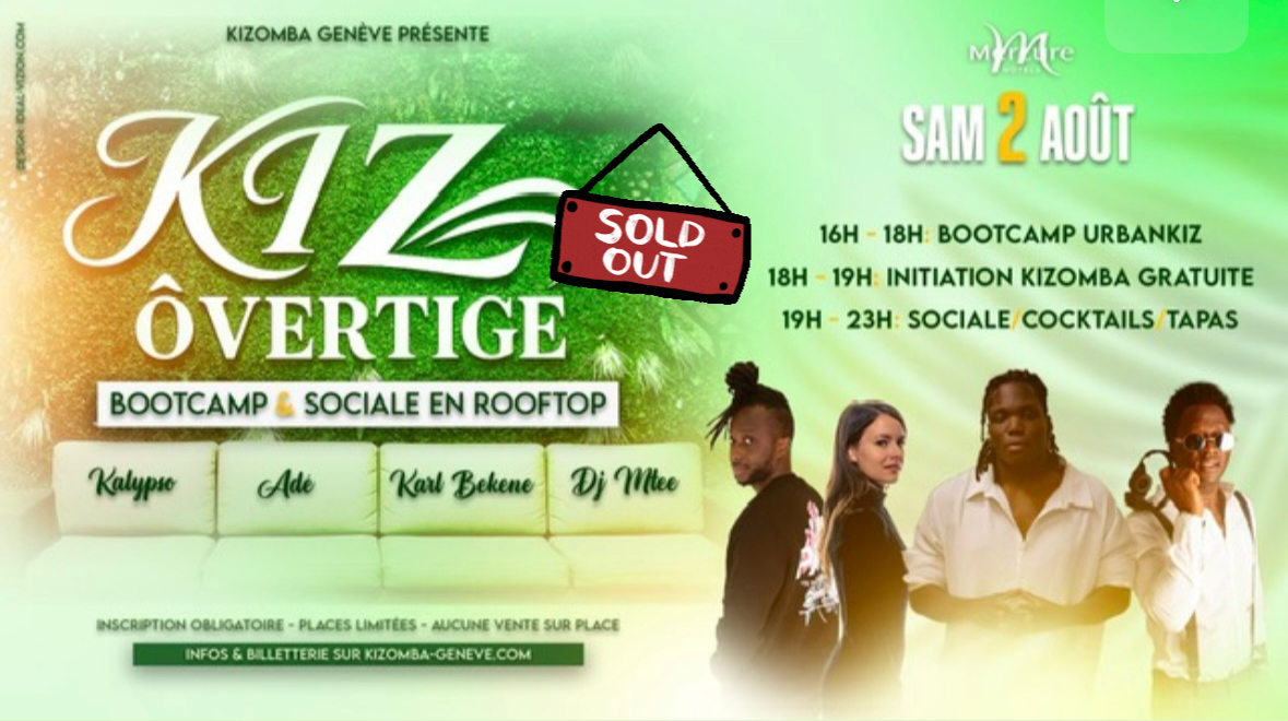 Kiz Ô Vertige - Bootcamp et Sociale En Rooftop - Karl Bekene, Kalypso & Adé, DJ Mtee
