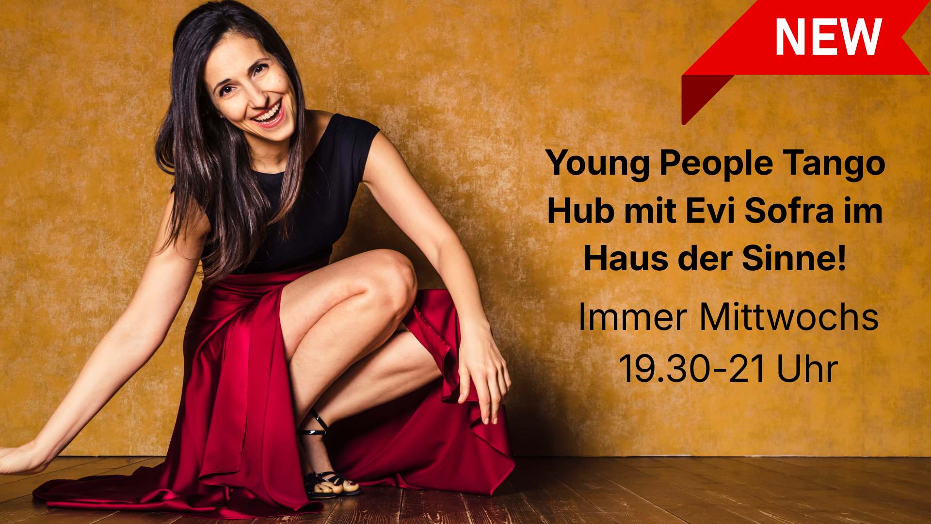 Young People Tango Hub mit Evi Sofra Tangounterricht für Leute unter 30 dance and connect