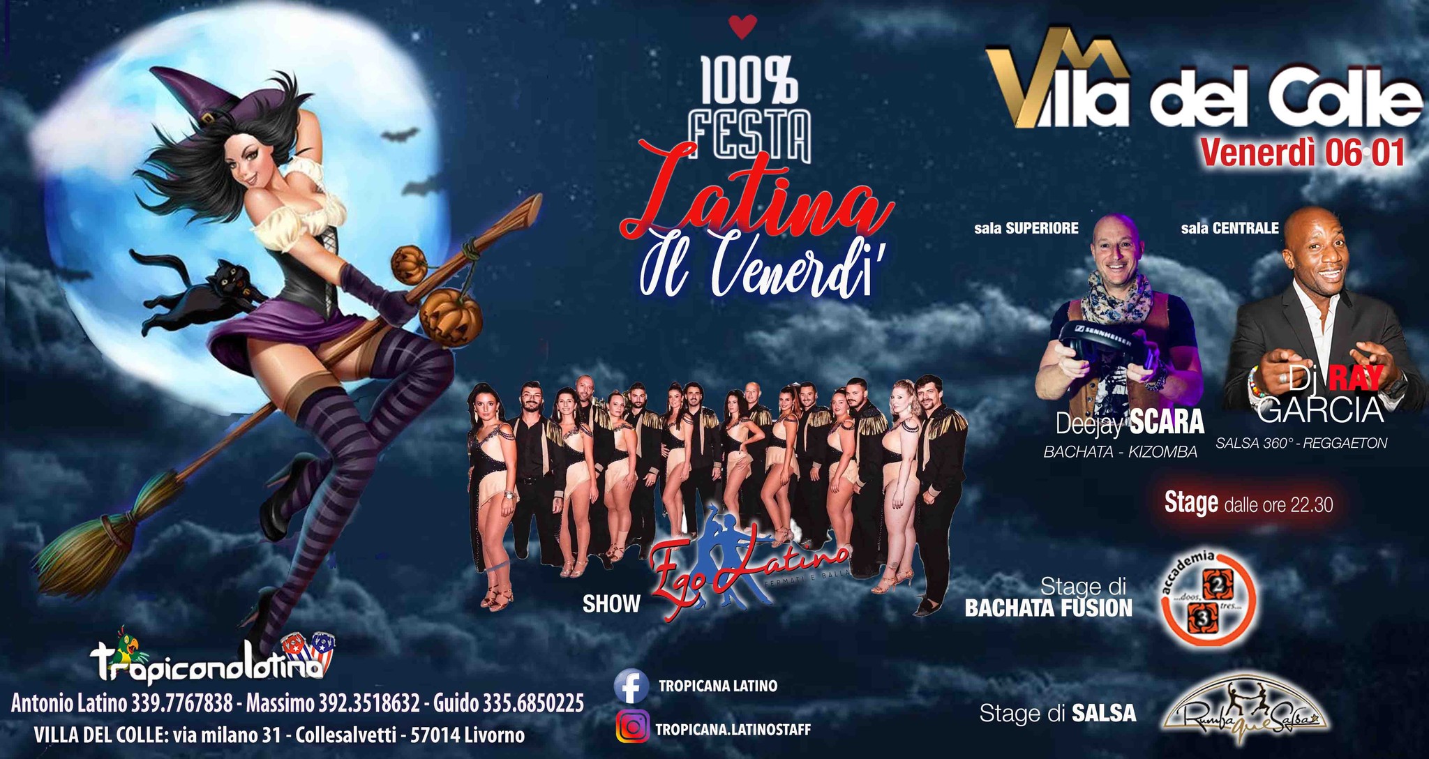 100% FestaLatina la Notte di BEFANA