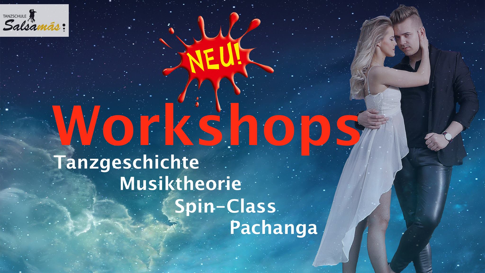 Tanz-Workshop Special Chris DC & Malvi bei Salsamas