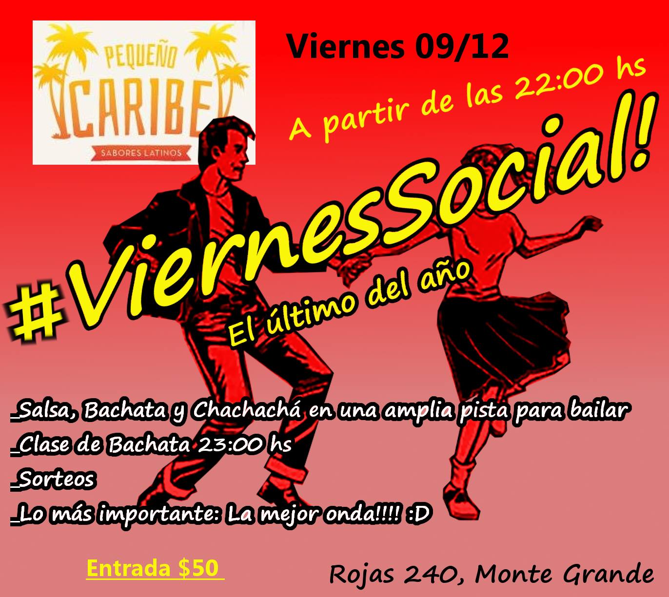 El último #ViernesSocial! del año en Pequeño Caribe 09 12