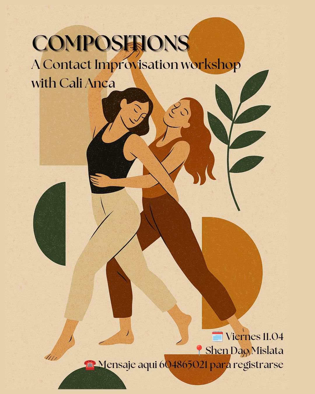 Compositions - A Contact Improvisation Workshop with Cali Anca