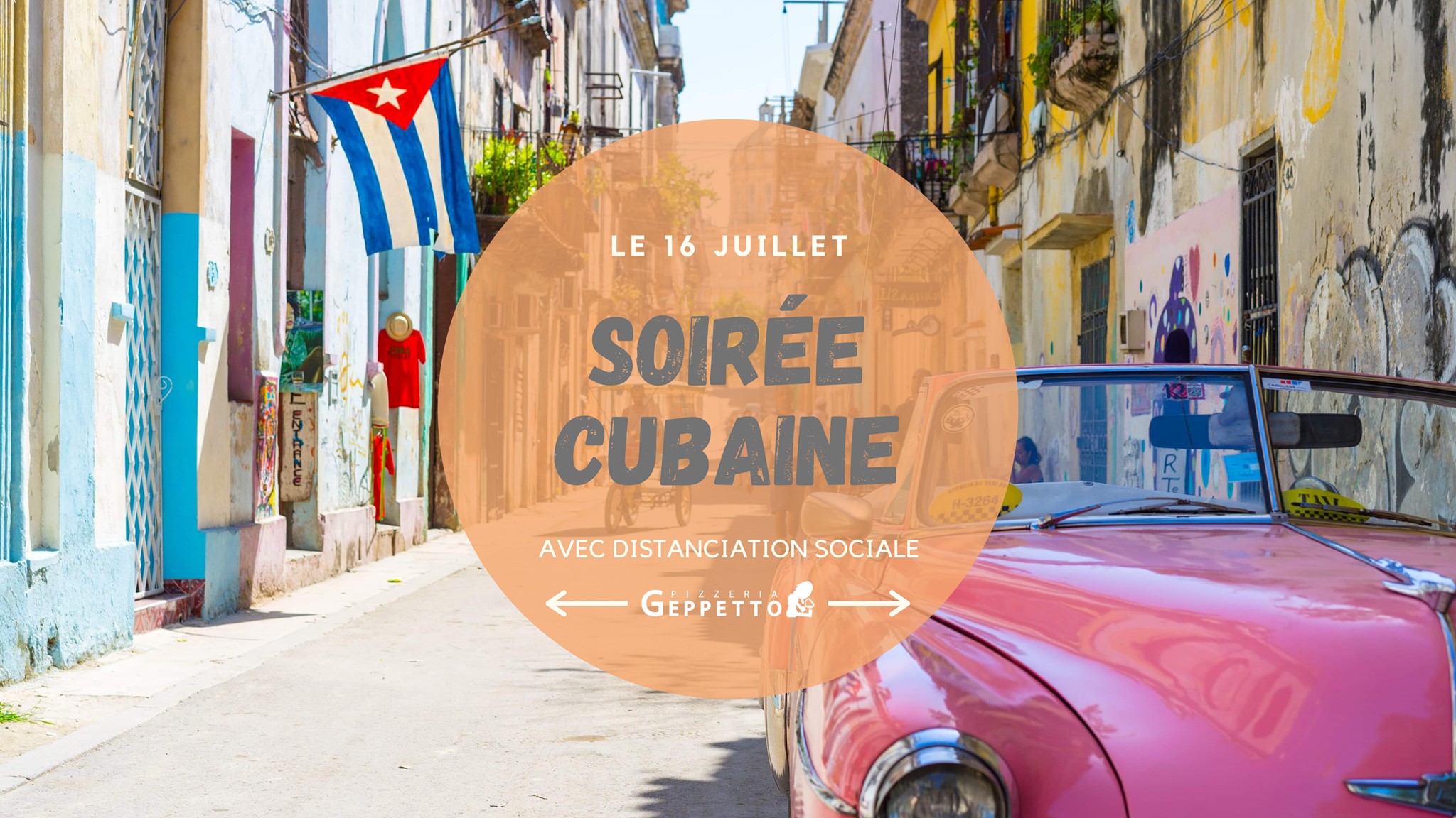 Soirée Cubaine chez Geppetto Mont-Saint-Hilaire