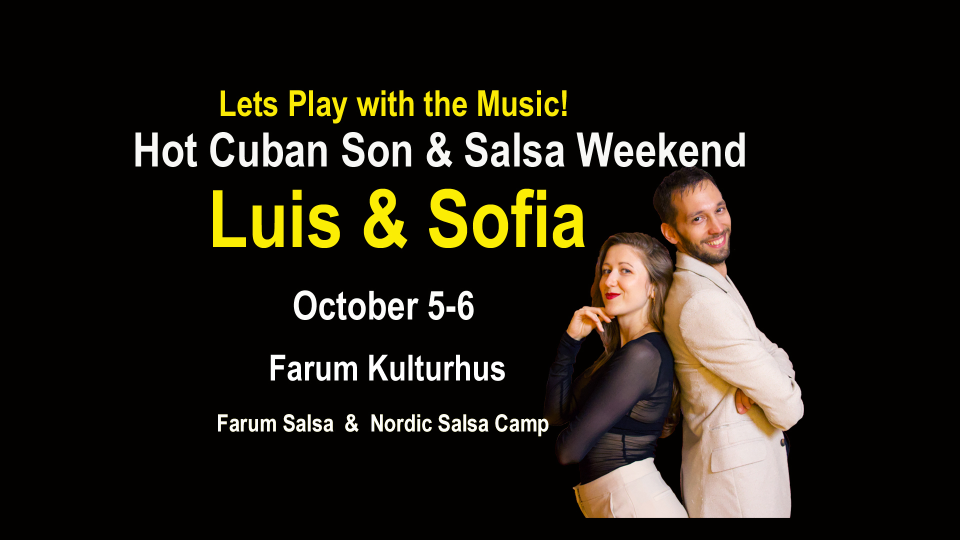 Join the Hot Cuban Son & Salsa Weekend 2024, October 5-6, Farum Kulturhus.