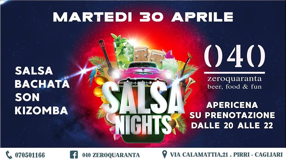 Martedi 30 Aprile 040 Zeroquaranta Latin Night