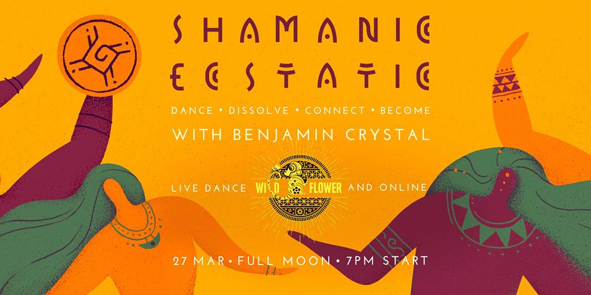 Shamanic Ecstatic Dance w Benjamin Crystal - Live and Online!