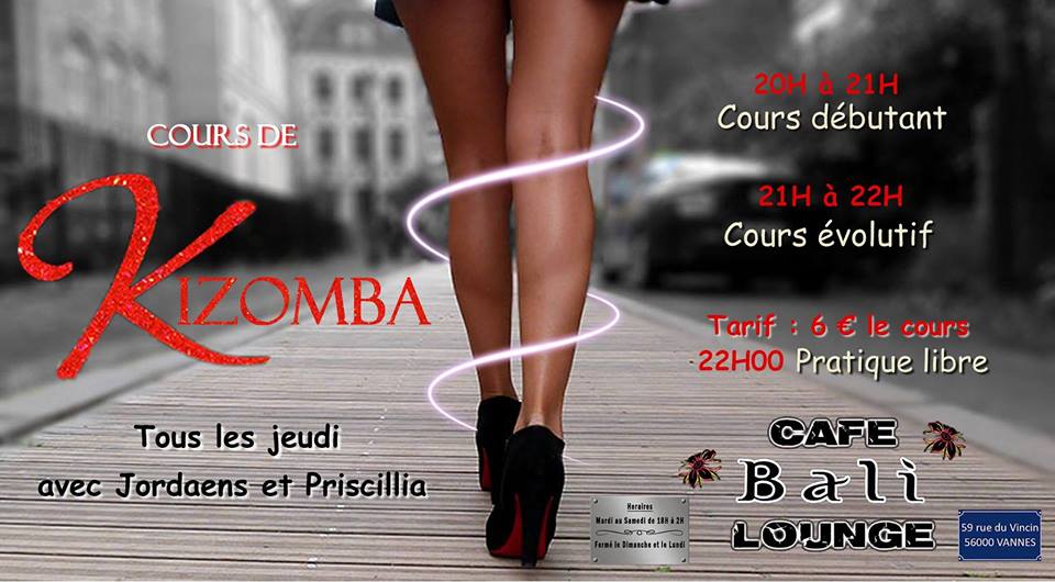Cours de kizomba Jordaens et Priscillia au Bali