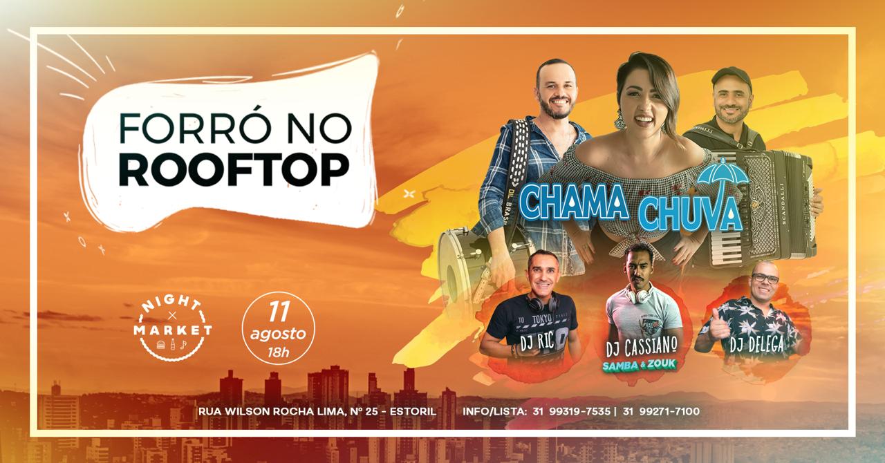 Domingo ✤ Forró No Rooftop ✤ Night Market