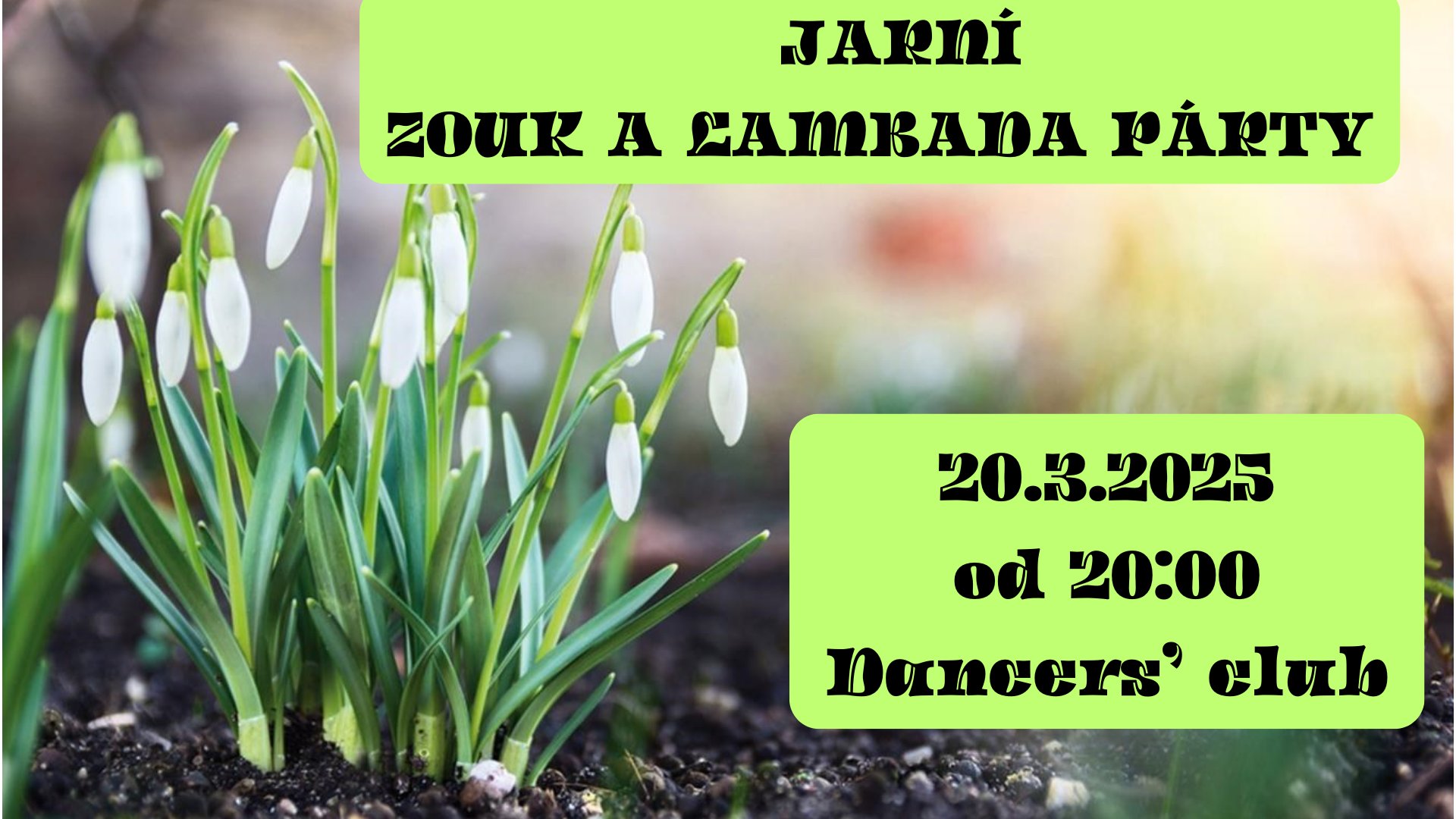 Jarní ZOUK a LAMBADA párty v DC