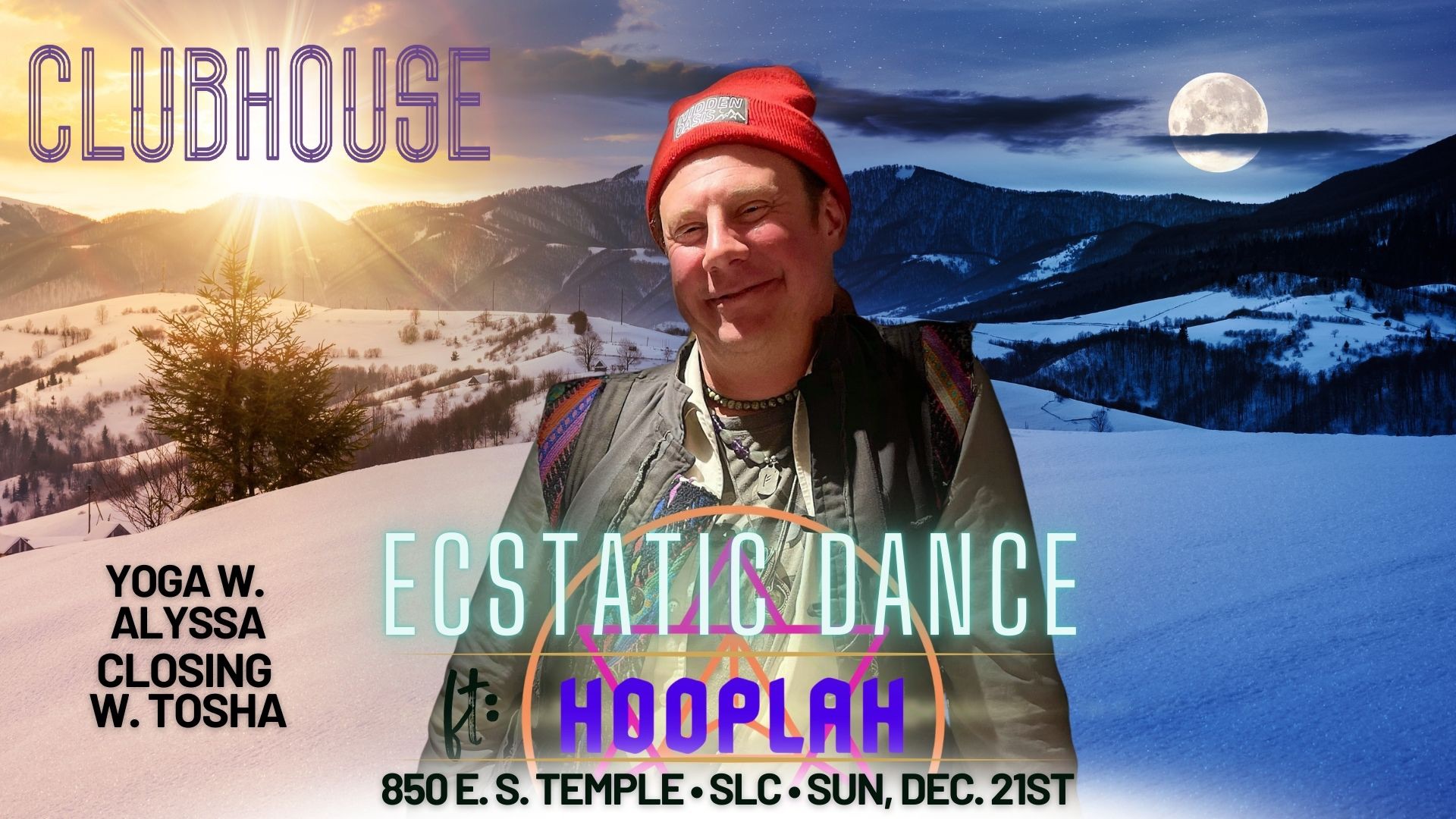 Ecstatic Dance ft. DJ HOOPLAH + YOGA + CLOSING SONGS