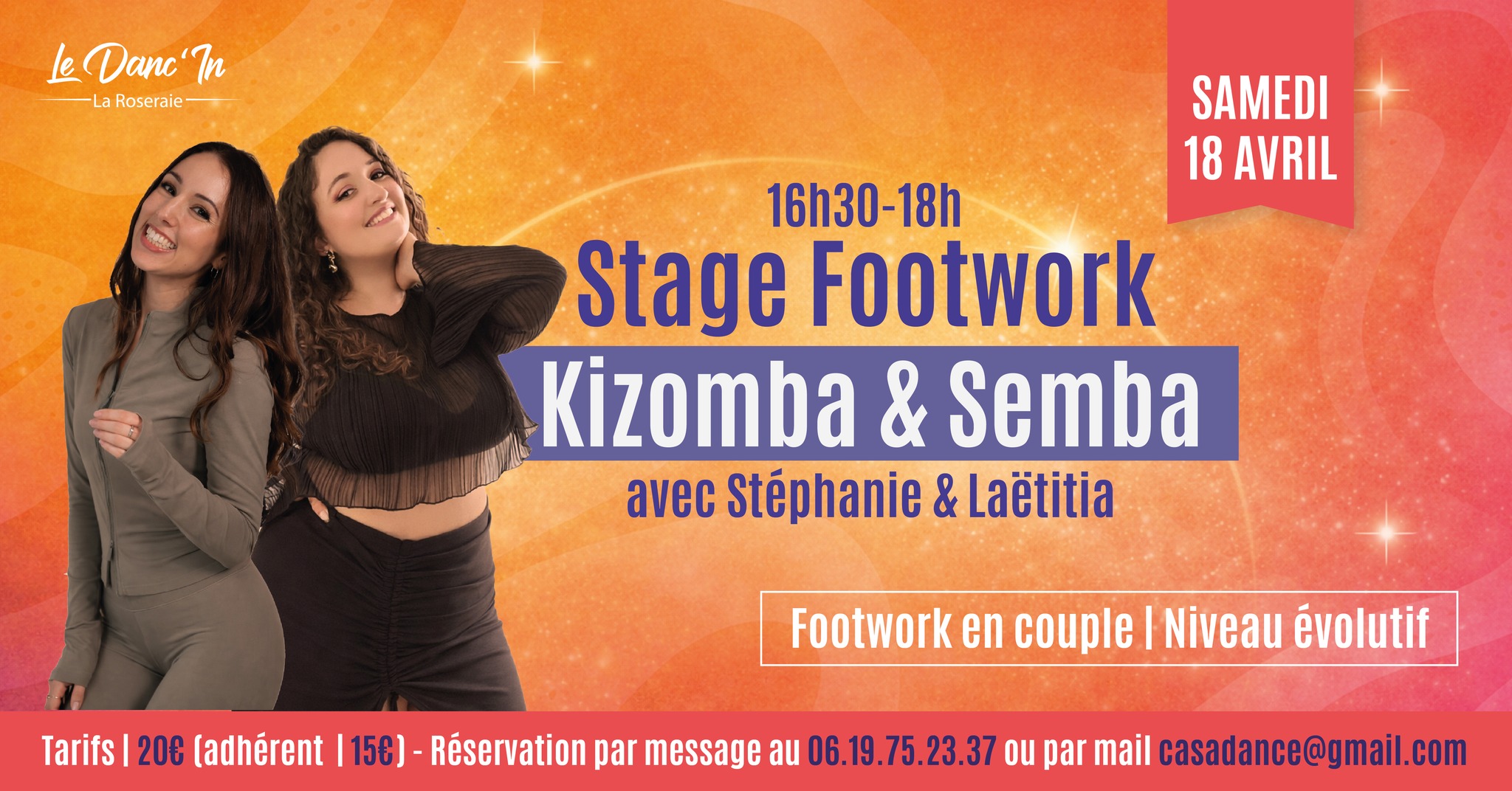 Stage Footwork en couple Kizomba et Semba