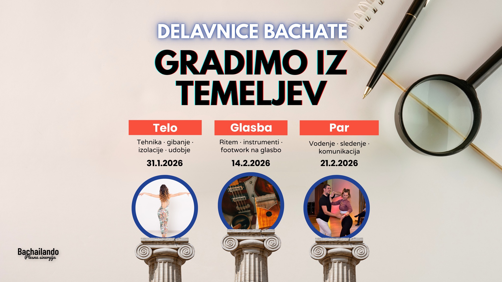 Delavnice bachate: gradimo iz temeljev