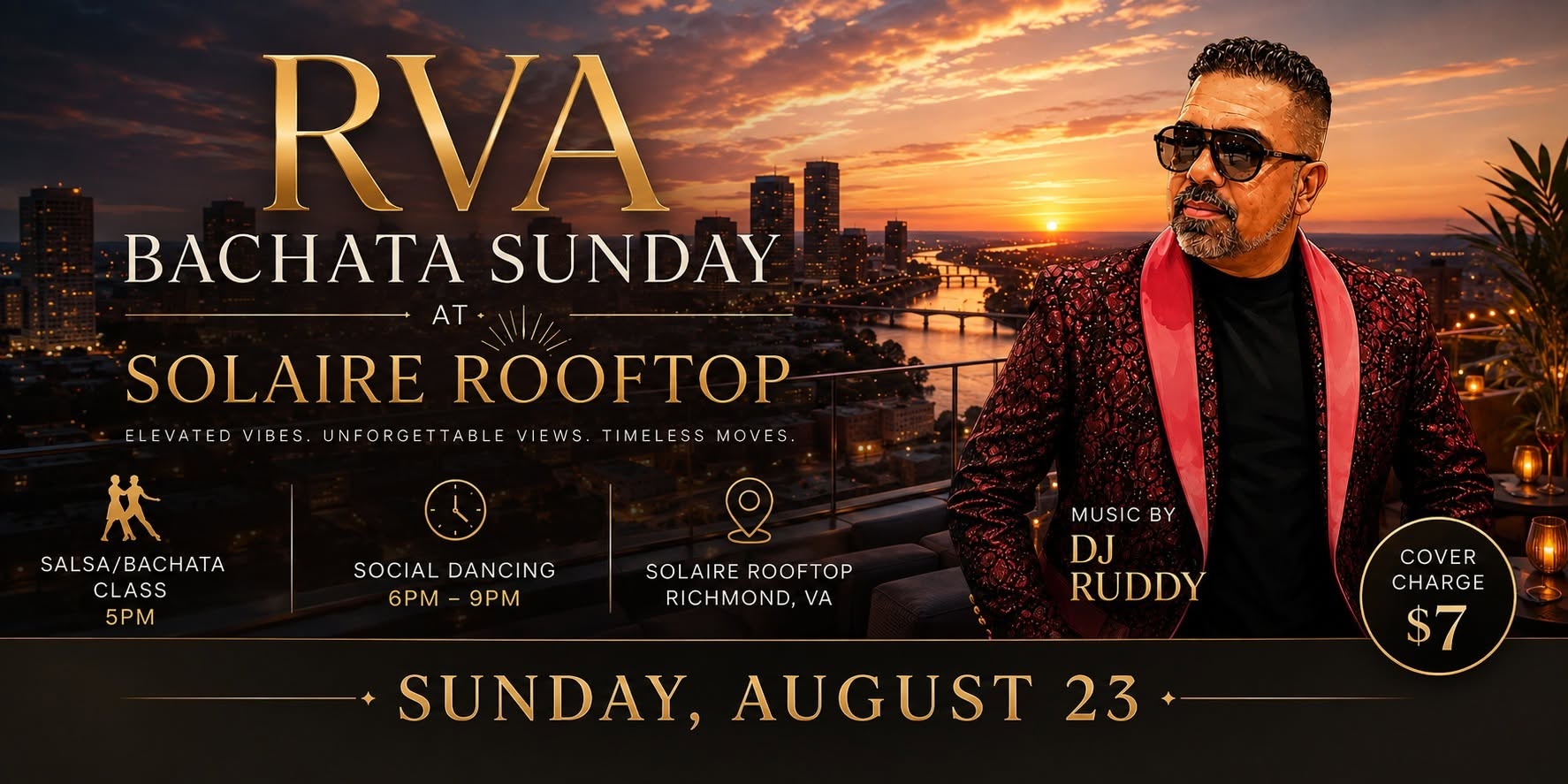 RVA Bachata Sunday - Solaire Rooftop