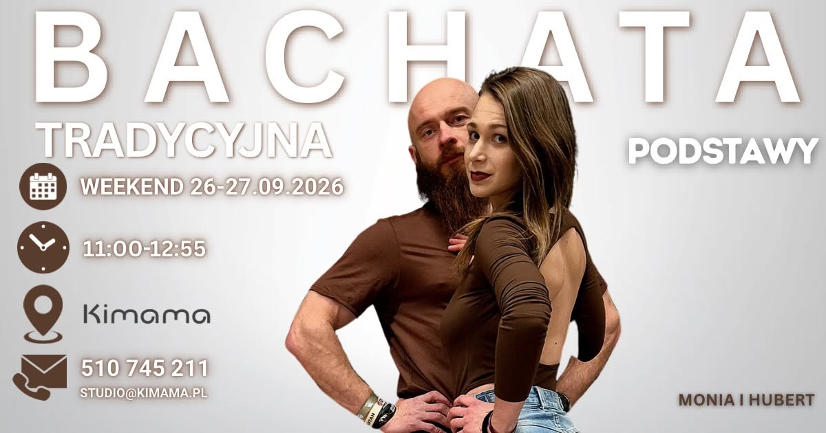BACHATA Tradycyjna od podstaw weekend 26-27.09.2026