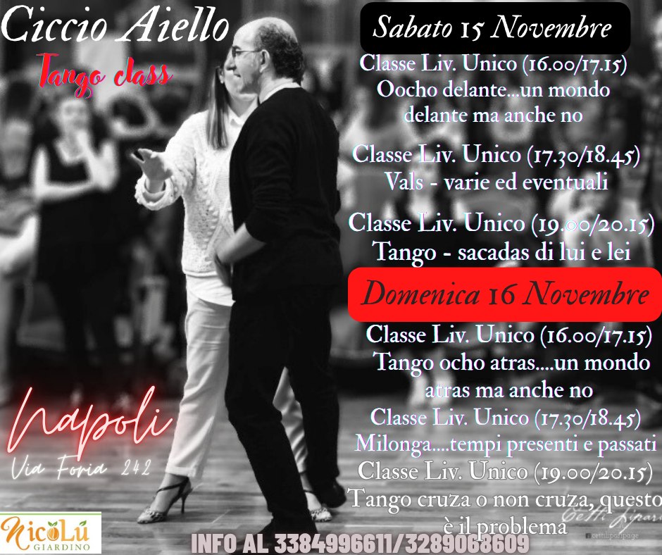 Ciccio Aiello Tango Class