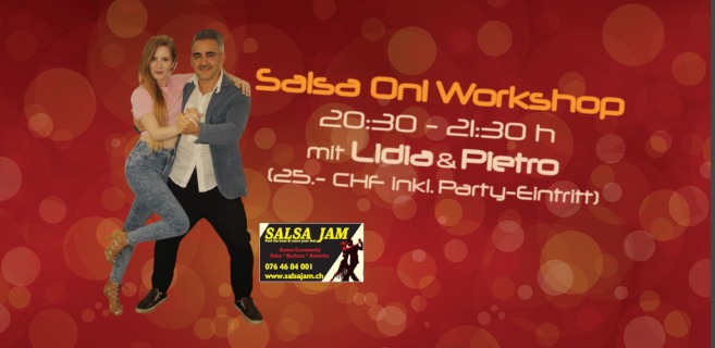 Salsa On1 Workshop mit Lidia & Pietro (Salsa Jam)