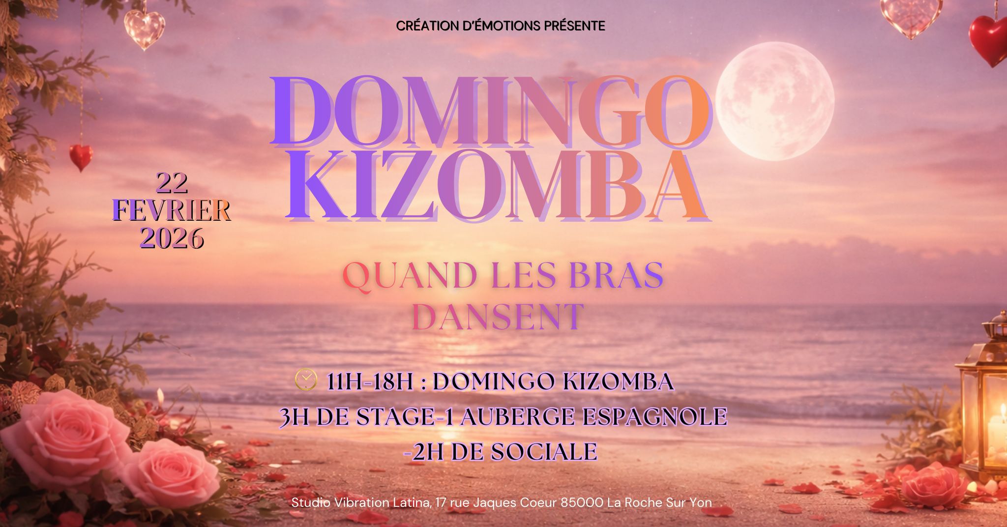 Domingo Kizomba " Quand les bras dansent "