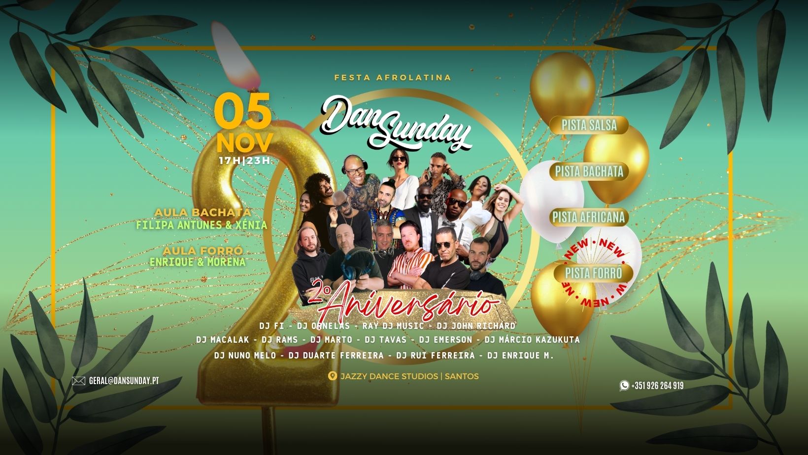 DanSunday 2º Aniversário Festa Afrolatina