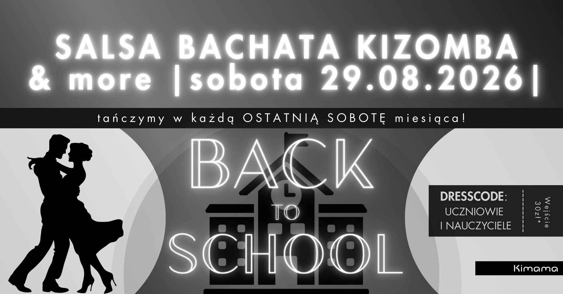 TAŃCZYMY W SOBOTĘ każdą OSTATNIĄ miesiąca sezon 2026 27 start!