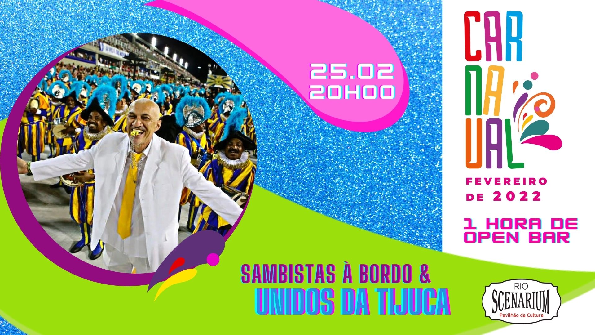 25.02 - Carnaval no Rio Scenarium com Bateria da Unidos da Tijuca