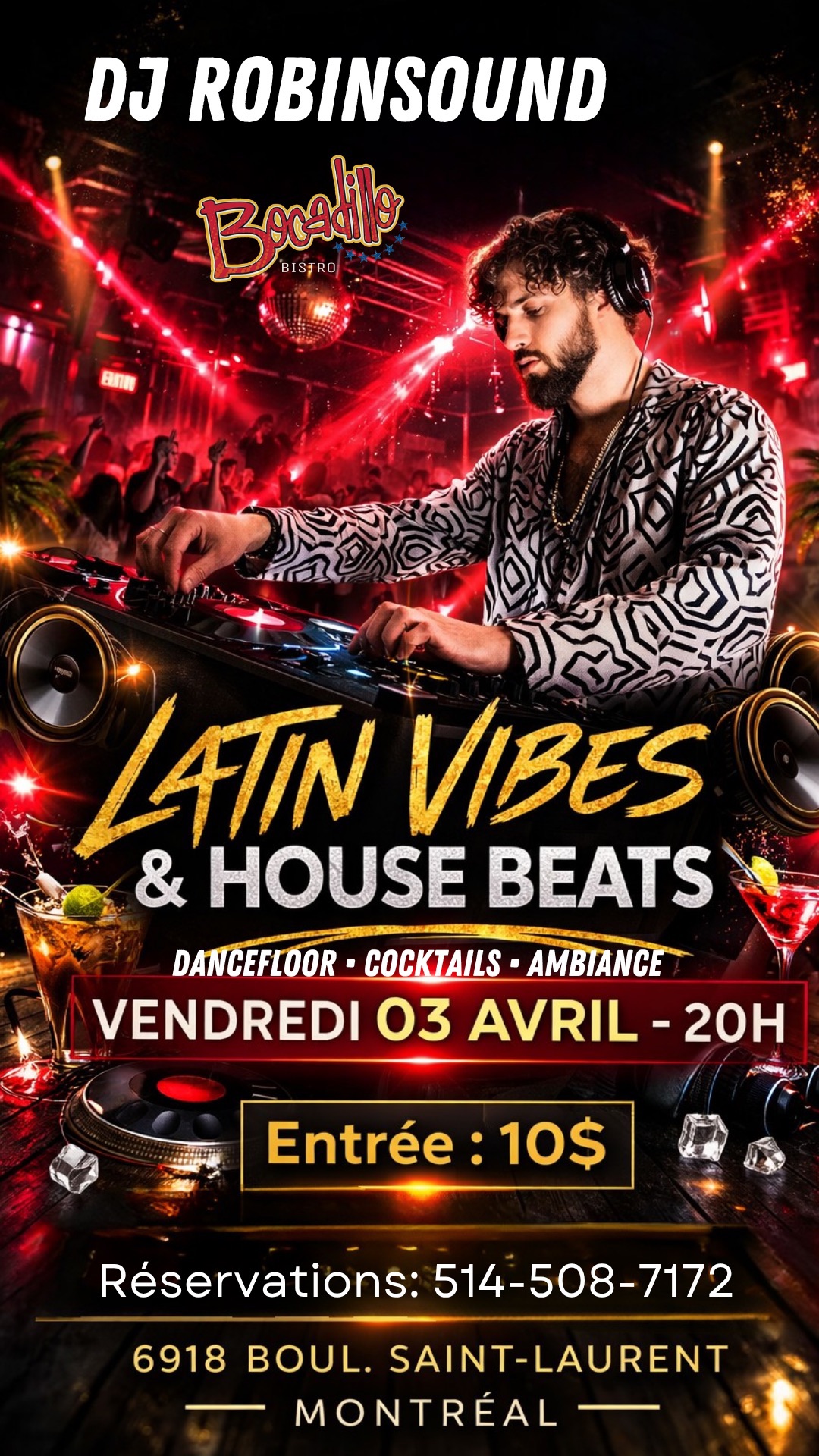 Fête latine Dj RobinSound