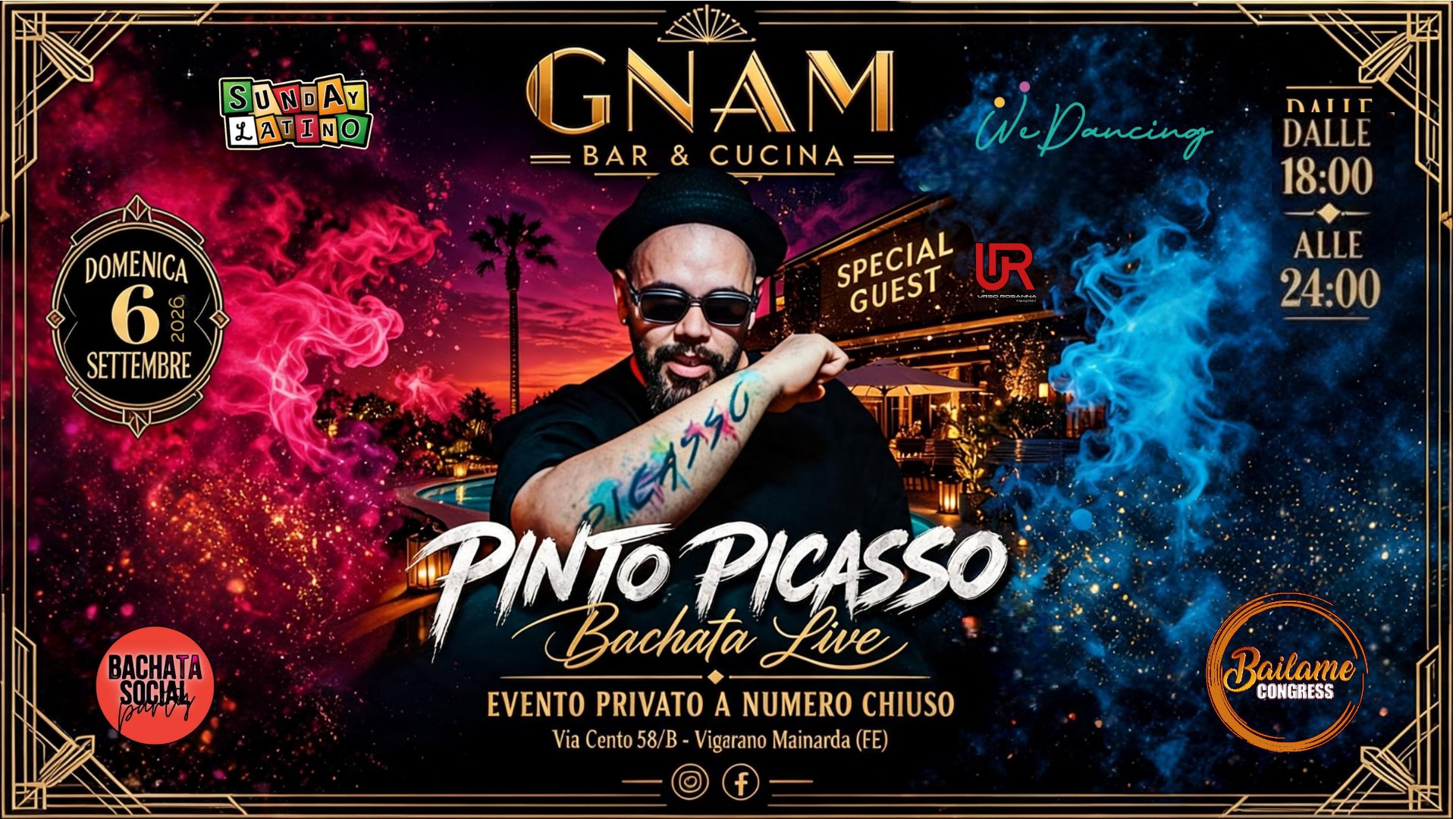 SUNDAY LATIN NIGHT - PINTO PICASSO LIVE