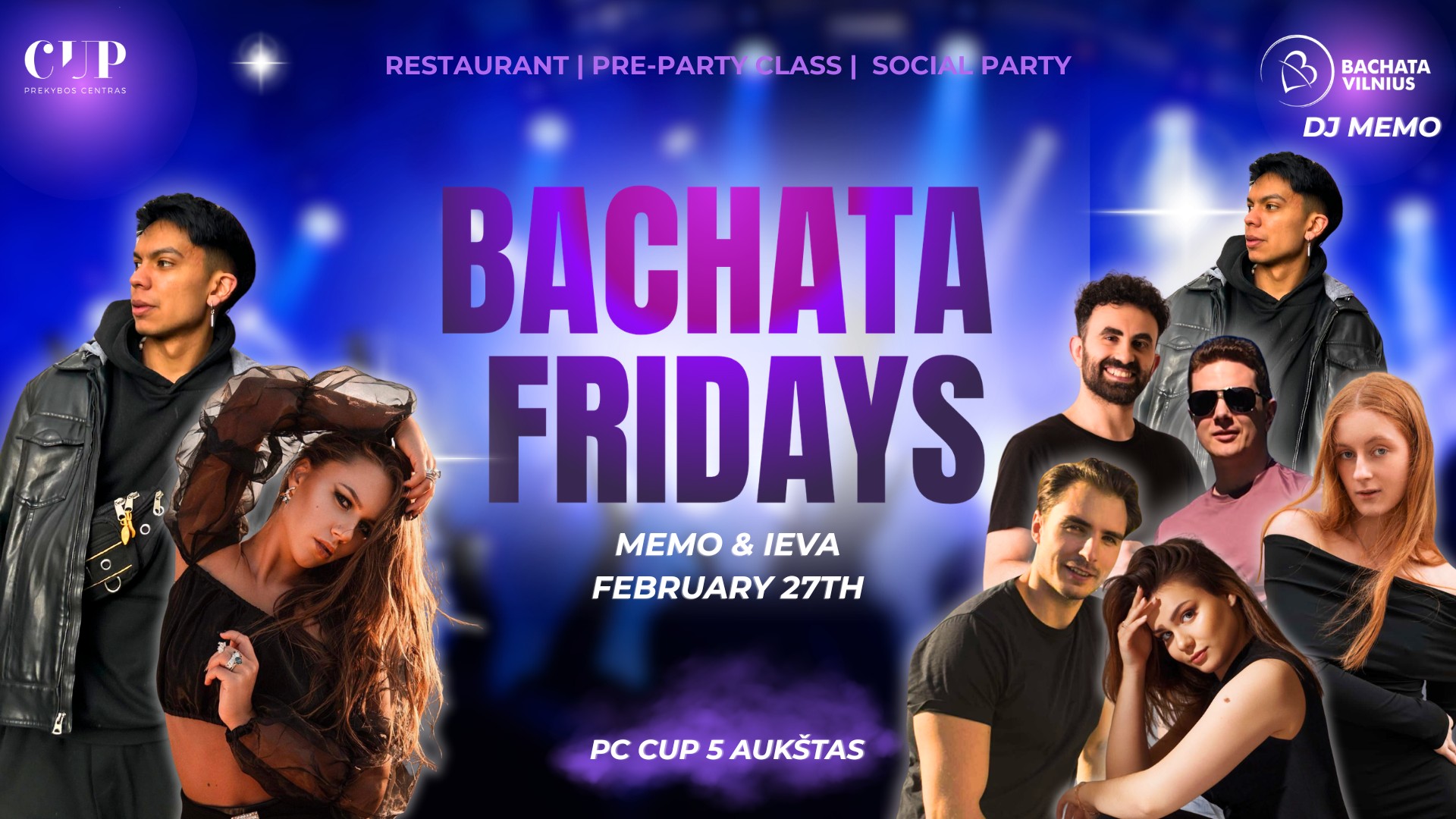 BACHATA FRIDAYS with Memo🇵🇪 & Ieva🇱🇹 Welcome IEVA💜