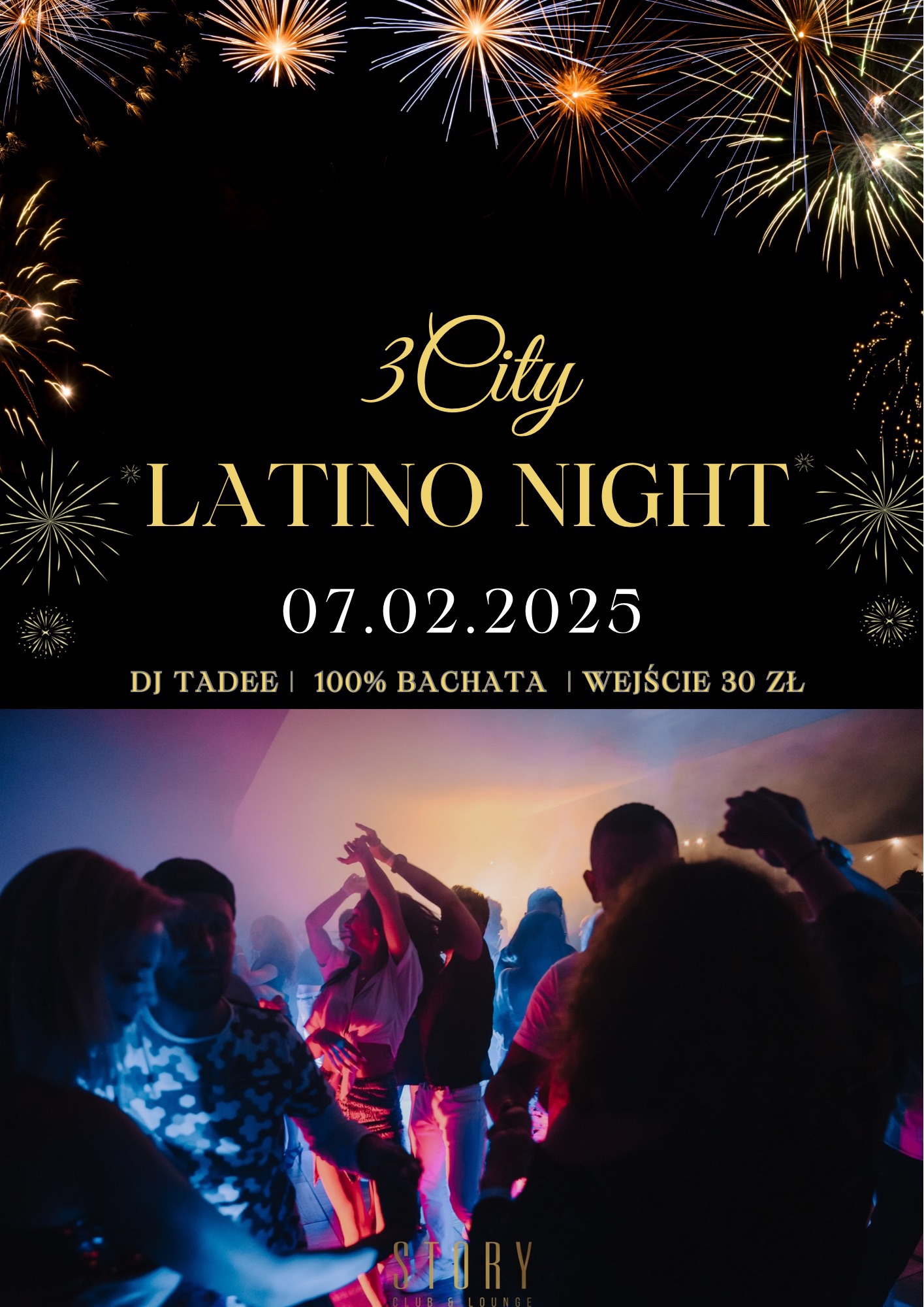 3City Latino Night 100% BACHATA DJ TADEE 07.02.25