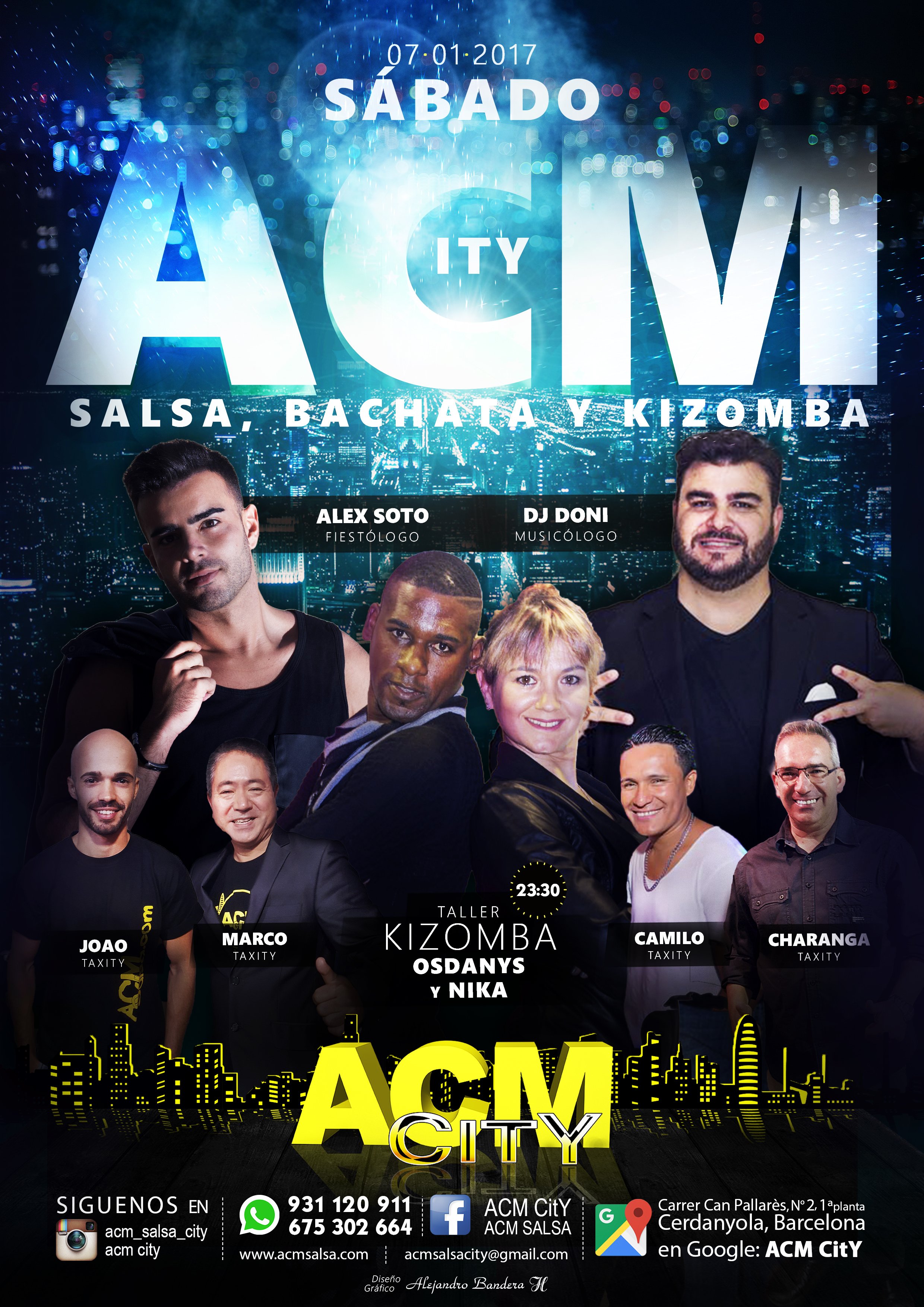 Sábado, 7 de enero: ACM CITY