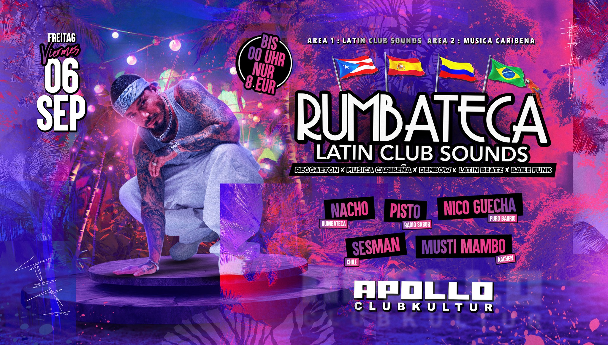 FR 06.09 • RUMBATECA • Latin Club Sounds • Club Apollo Aachen