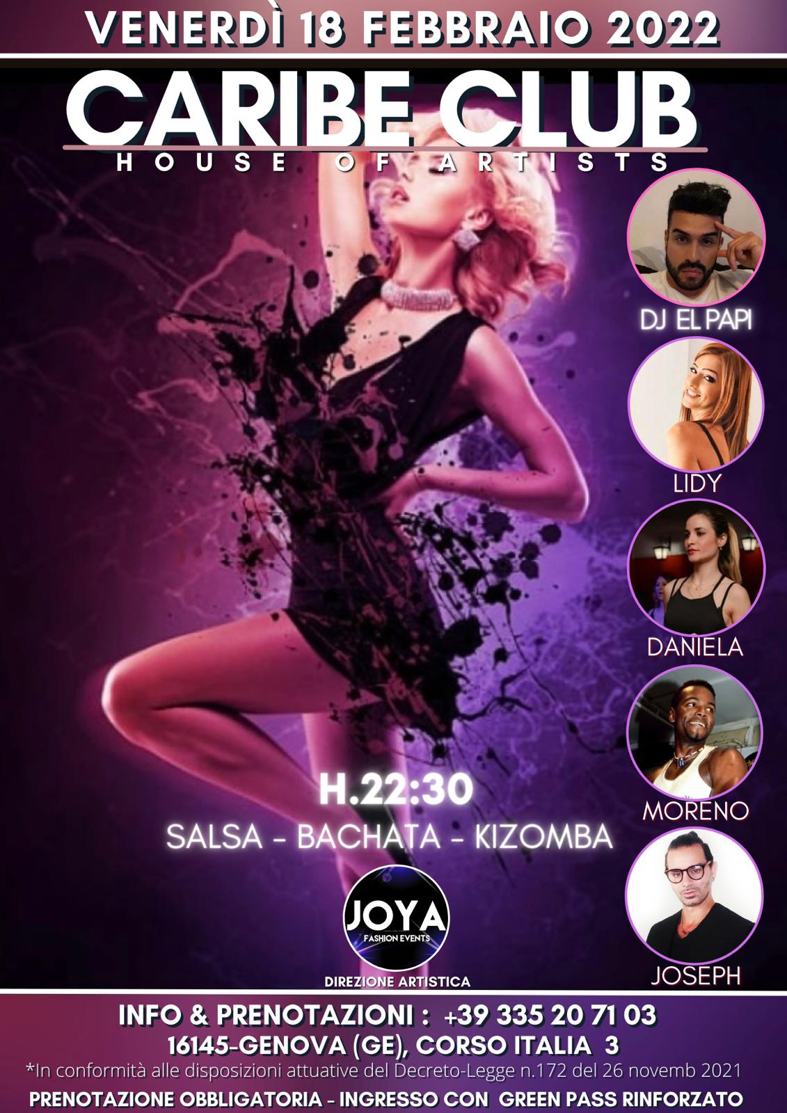 Venerdi 18 Febbraio la noche buena