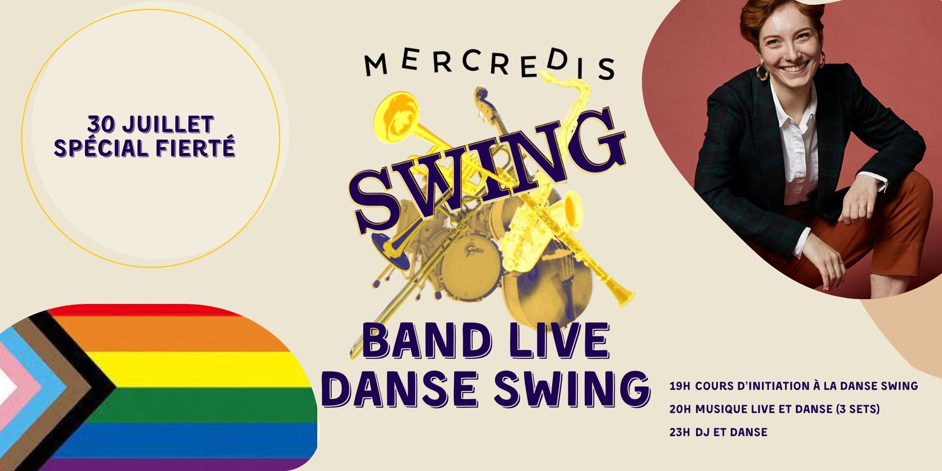 Spécial fierté 2025 aux Mercredis swing!