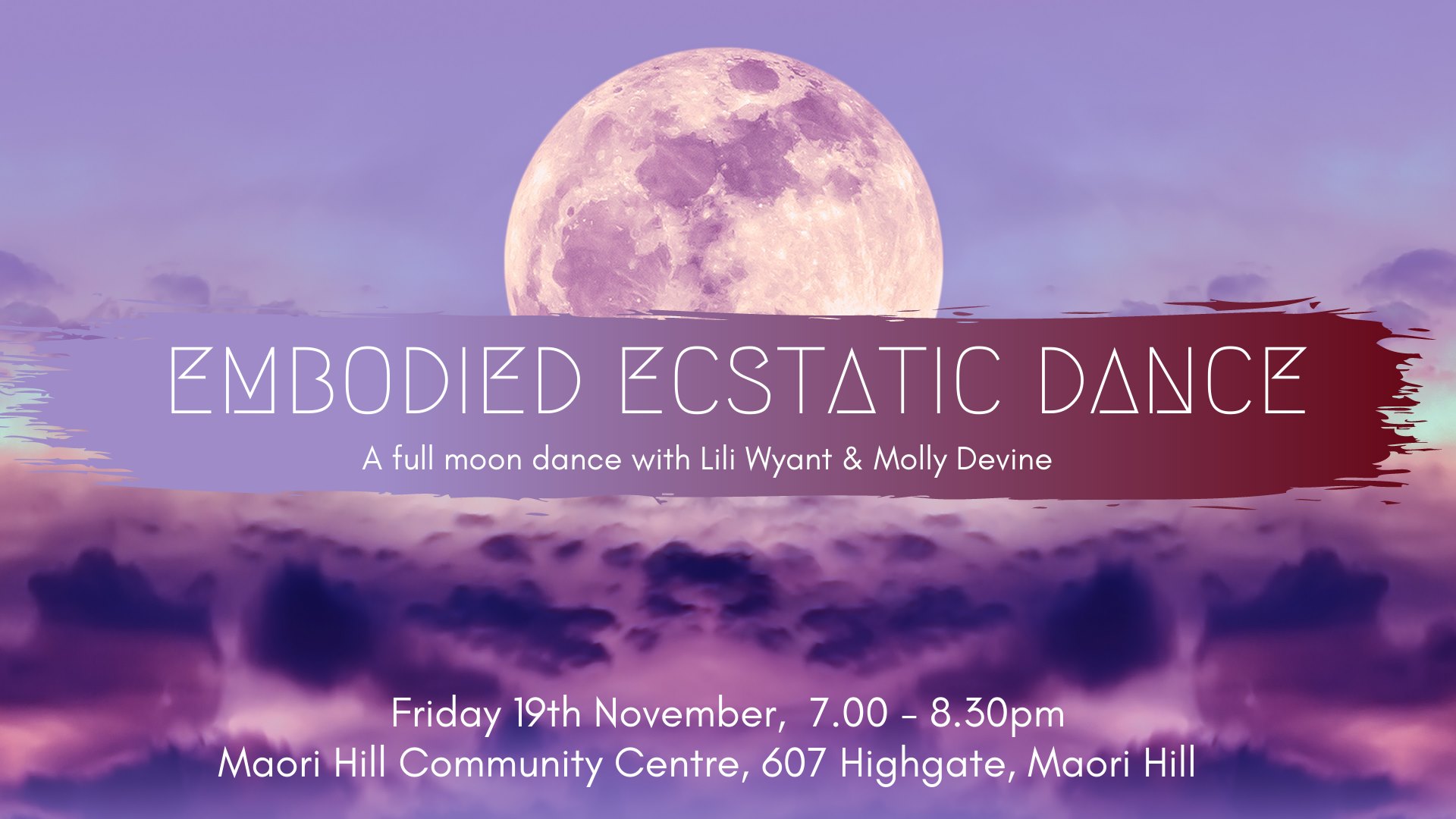 Embodied Ecstatic Dance: Taurus Full Moon