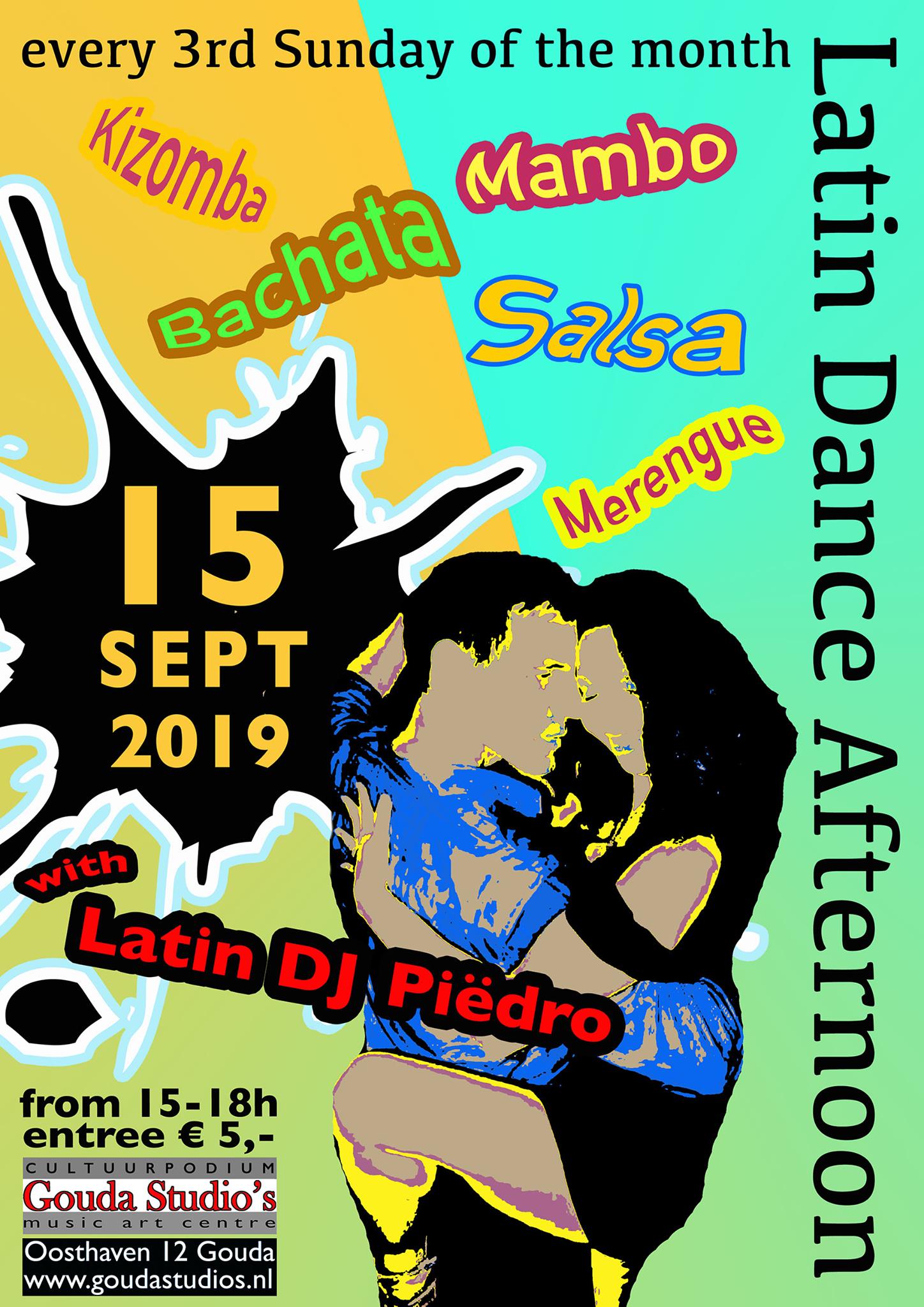 Latin Dance Afternoon met latin dj Piëdro