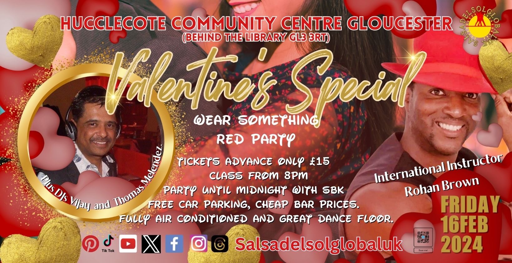 Valentine’s Special with International Instructor Rohan Brown in Gloucester