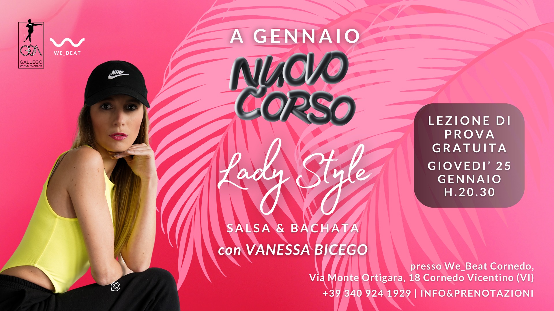 Nuovo Corso Lady Style Salsa&Bachata a Cornedo Vicentino