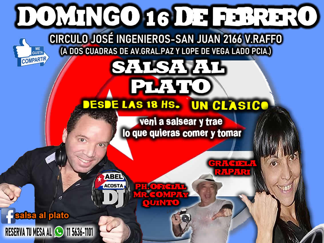 SALSA Al PLATO
