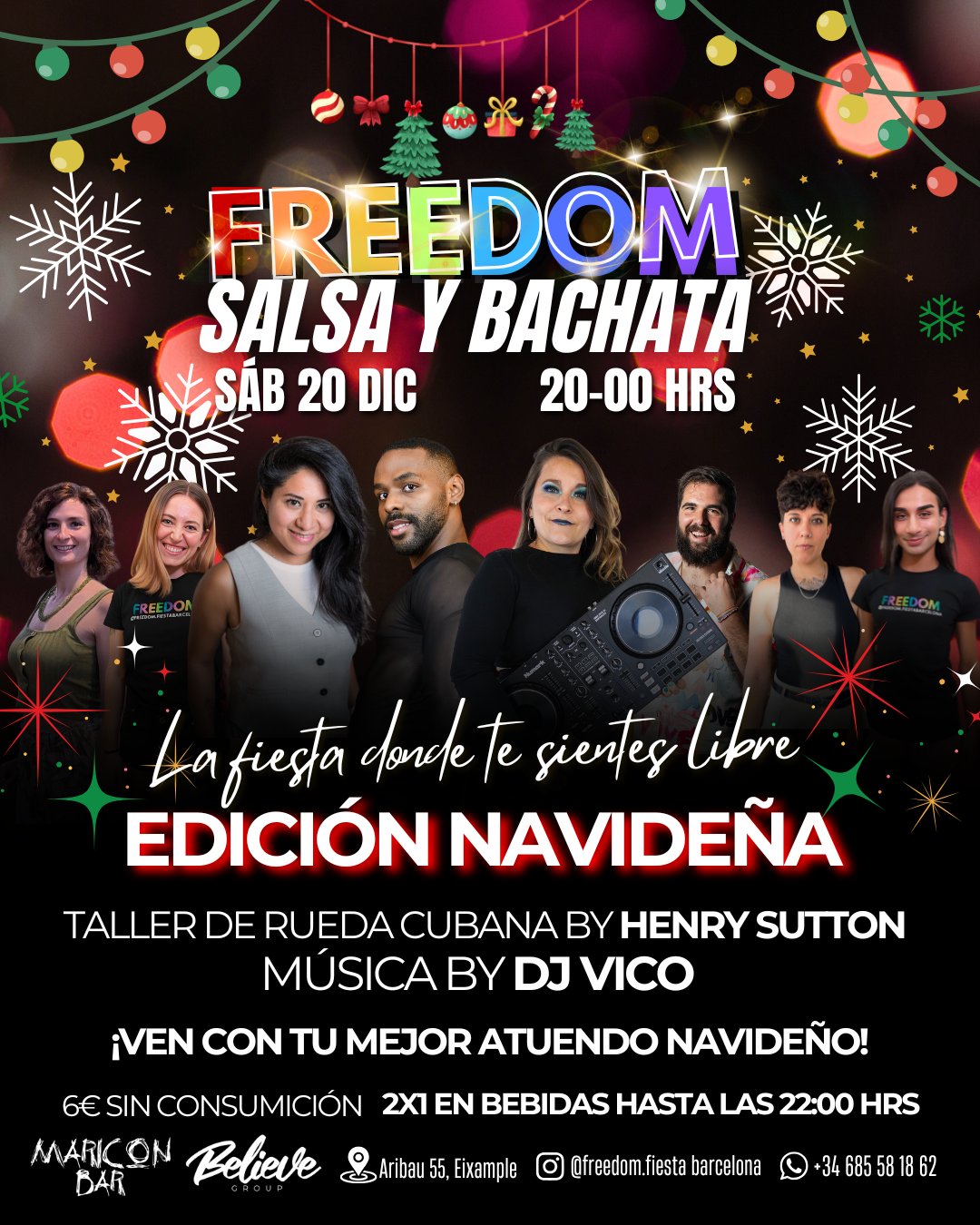 Freedom salsa y bachata