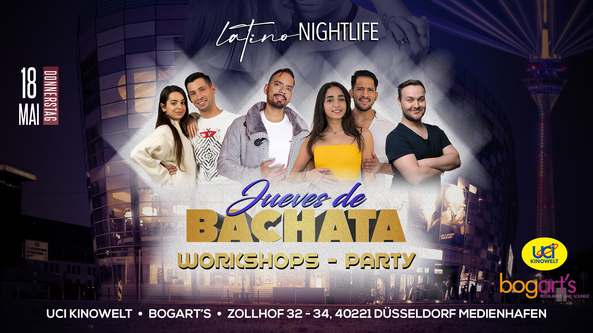 JUEVES DE BACHATA - UCI Kino - Bogart's D. Hafen